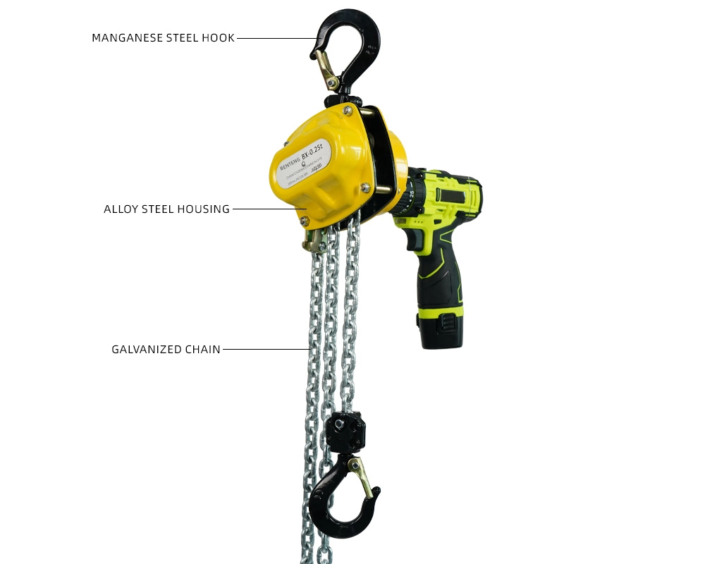 Drill Powered Hoist