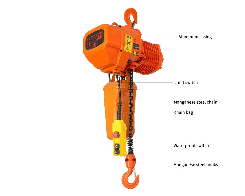 HHBB Electric Chain Hoist Low Headroom