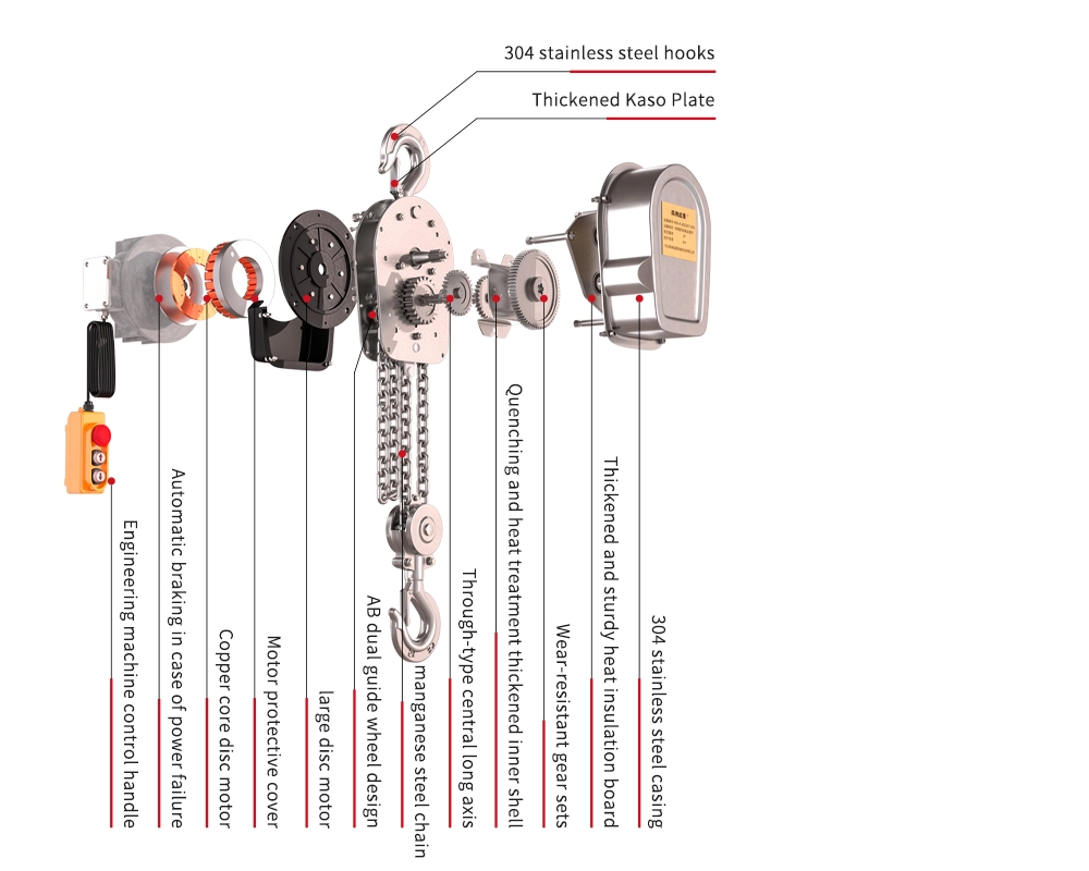 Stainless Steel Electric Hoist
