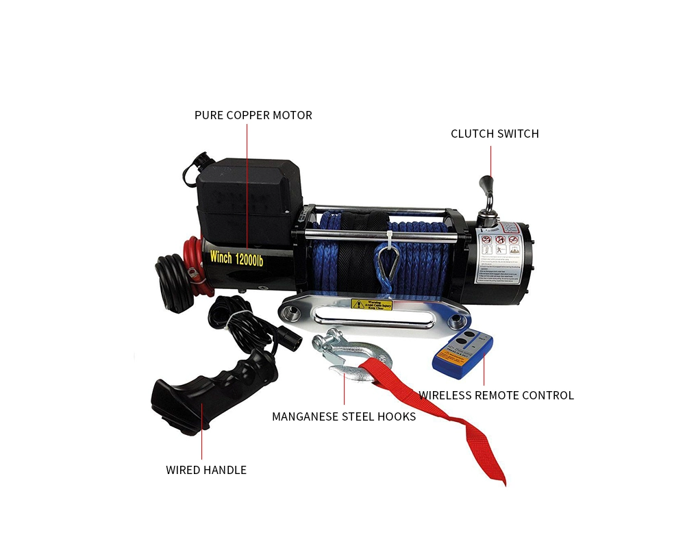 Dyneema Rope Electric Winch