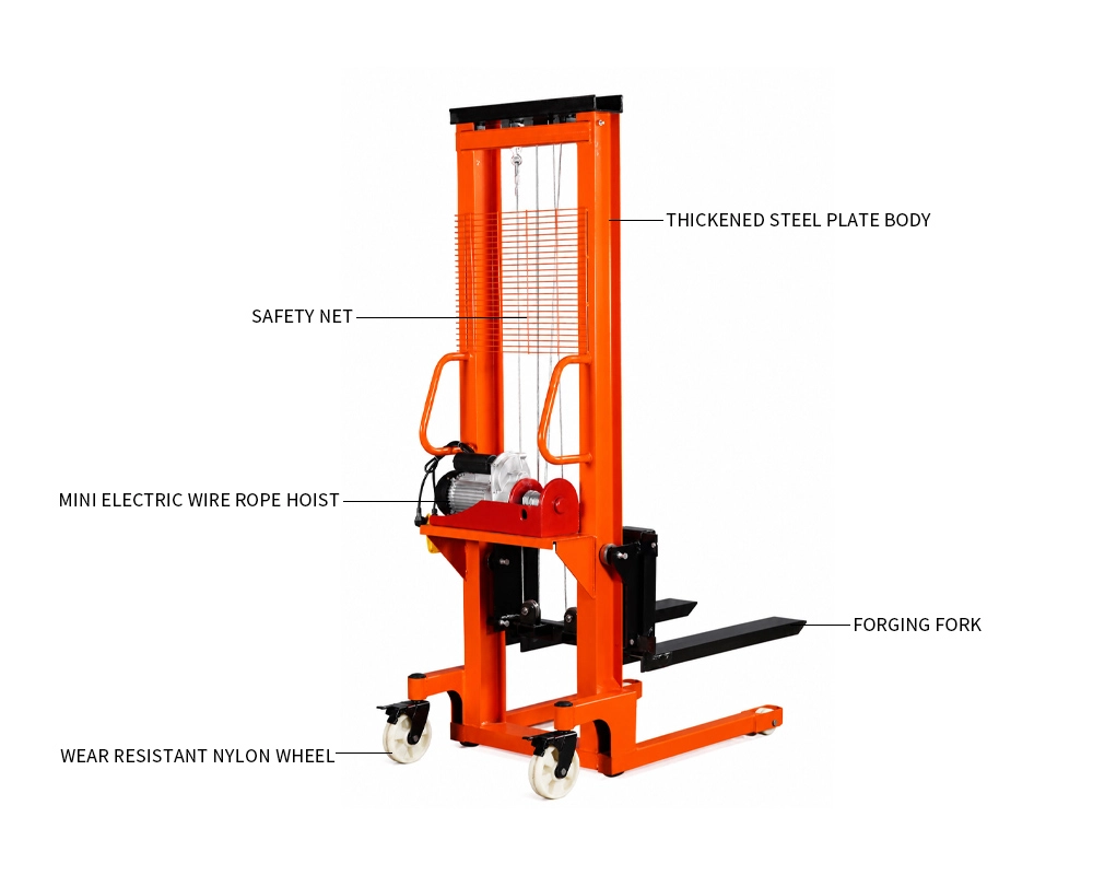Electric Hoist Stacker Truck
