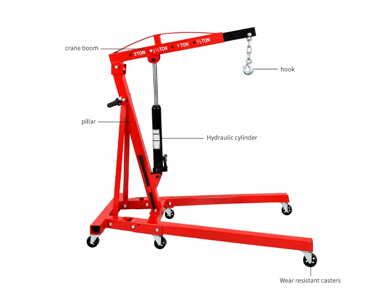 Folding Hydraulic Engine Crane
