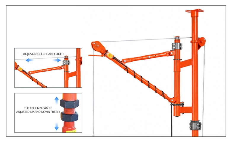 Indoor Folding Jib Crane