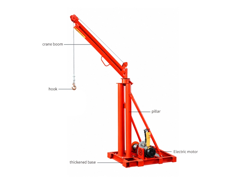 Three-Column Outdoor Jib Crane